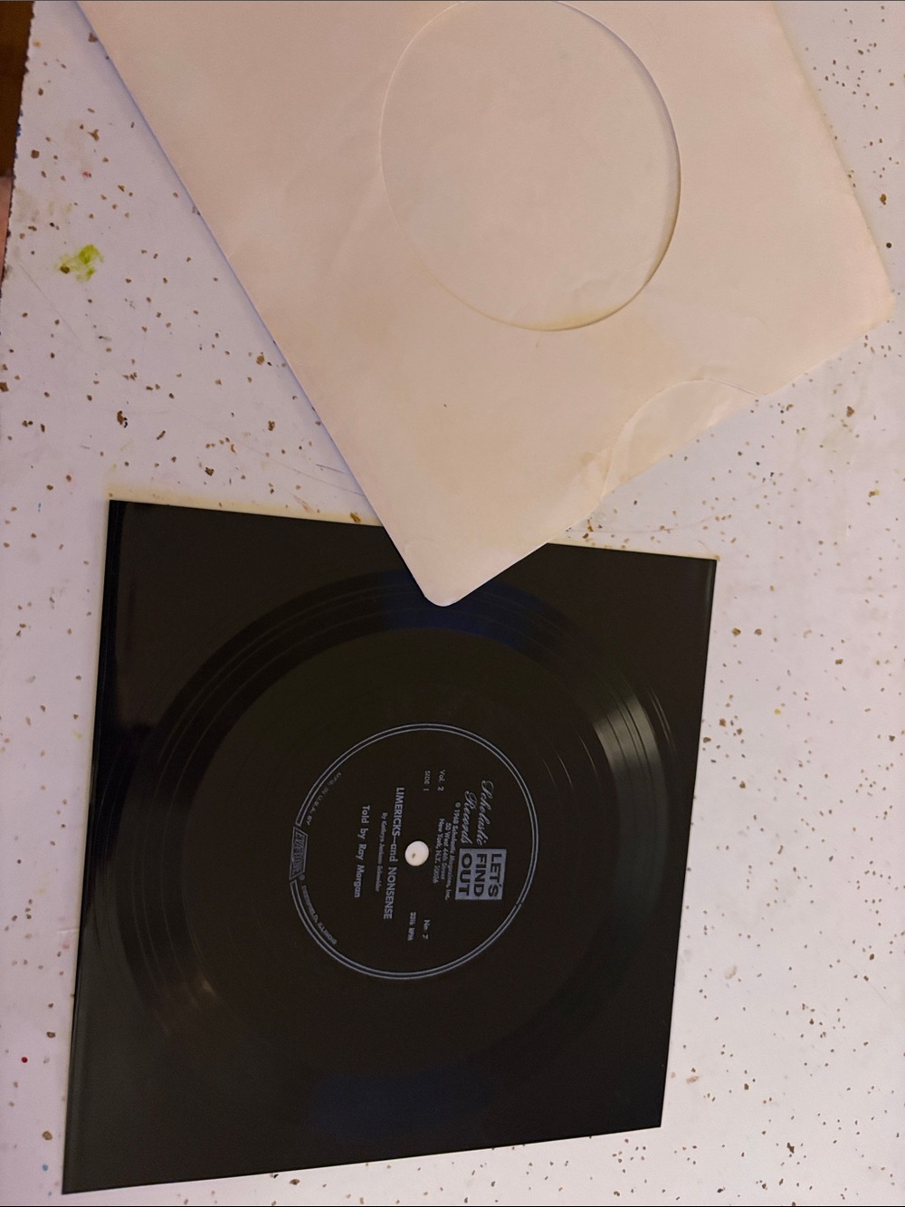 Vintage Black Vinyl Record – Vintage Scholastic Records 33 1/3 rpm